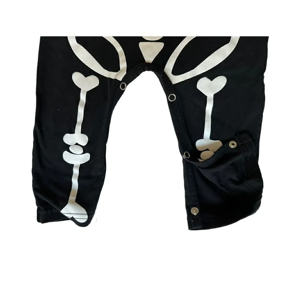 Toddler Skeleton Romper, Sz:95/2T